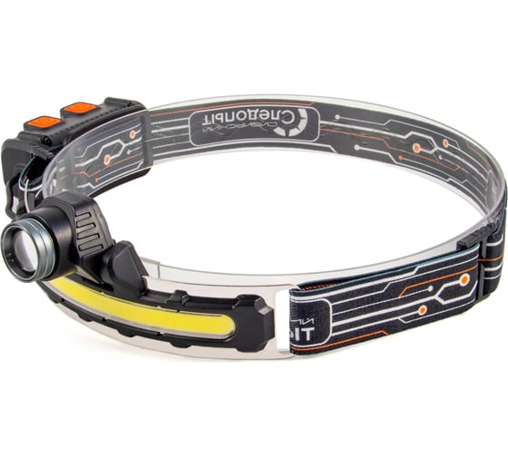 Фонарь налобный Сибирский следопыт FLOODLIGHT, 1 LED+1 COB, аккум.1x2000mAh/100/ PF-PFL-HL58