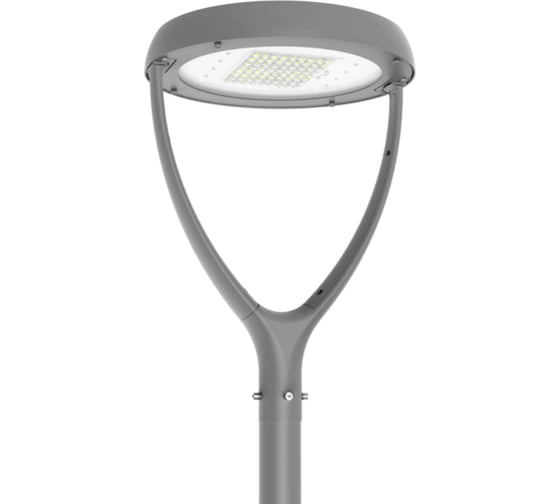 Светодиодный светильник VARTON IONIK Astra парк 60 Вт Plaza 4000К IP66 RAL7045 серый V1-S0-7IA01-07L74-6606040