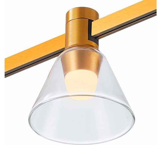 Магнитный трековый светильник ST Luce FARM Золотистый LED 1*3W 4000K 89Lm Ra90 120 IP20 D90xH1 ST814.246.03