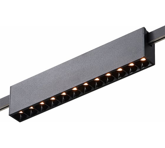 Магнитный трековый светильник ST Luce FARM Черный LED 1*12W 4000K 706Lm Ra90 40 IP20 L232xW24x ST816.446.12