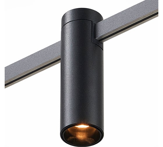 Магнитный трековый светильник ST Luce FARM Черный LED 1*5W 4000K 227Lm Ra90 60 IP20 D35xH112 2 ST810.446.05