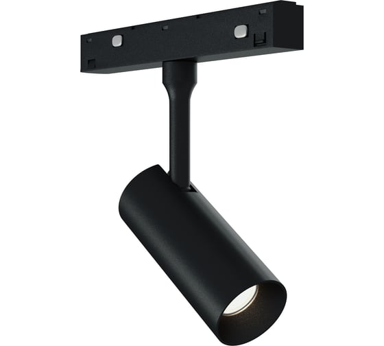 Трековый светильник ST luce черный LED 1*7W 4000K 660Lm Ra90 IP20 D35xH80 48V ST1365.446.07_DIM