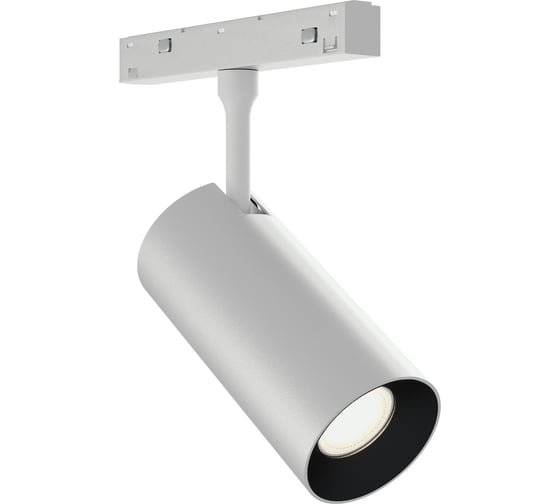 Трековый светильник ST luce белый LED 1*18W 4000K 2100Lm Ra90 IP20 D55xH115 48V ST1365.546.18_DIM