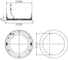 Светодиодный светильник Diora Downlight Circle 18/1800 1800лм 18Вт 4000K IP40 0,8PF 80Ra Кп<5 DDlC18 3