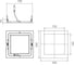 Светодиодный светильник Diora Downlight Square 15/1450 1450лм 15Вт 4000K IP40 0,8PF 80Ra Кп<5 DDlS15 3