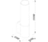 Светильник настенный Lumker Факел 6W-220V-WW-IP65 00-00045670 3