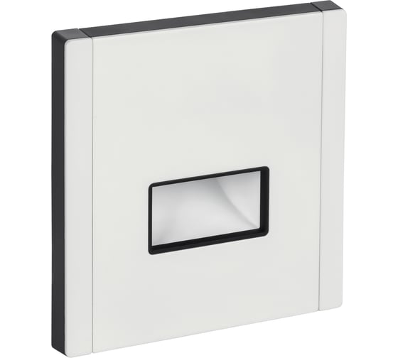 Подсветка LED встраиваемая IEK FORTE&PIANO FP257M металл, белый FP-FL20-M-K01