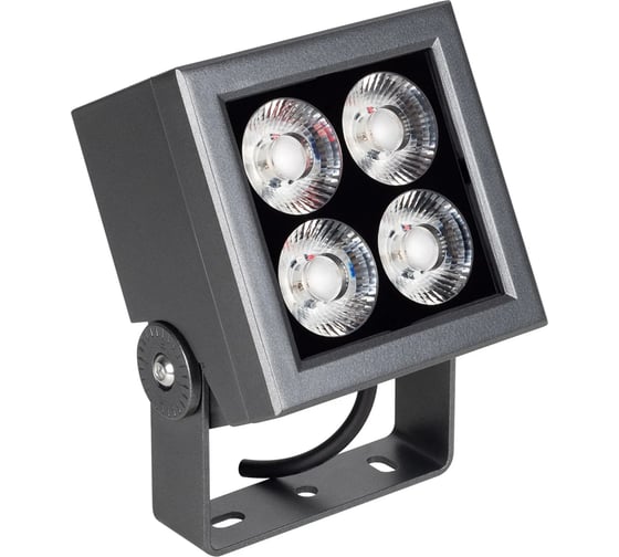 Прожектор Arlight KT-BLOCK-S130x130-15W RGBW-Day, IP66, металл, 1шт 066388