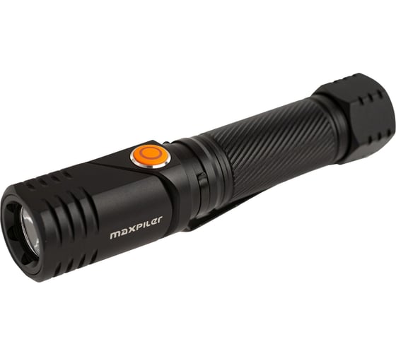 Фонарь ручной аккумуляторный MAXPILER (1000/500/200 Лм, LED SMD, 3 реж, 4-6,5ч, 3.7В/4000мАч, магнит) MPF-07