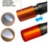 Фонарь ручной на батарейках MAXPILER (130/40 Лм, LED, 2хААА, 2 реж, 5-10ч, клипса, фокус.) MPF-01 8