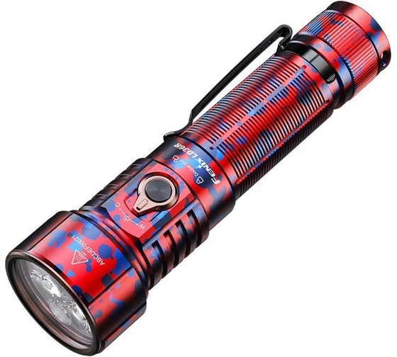 Фонарь Fenix LD36R красный камуфляж, RGB с диффузором LD36Rrdc