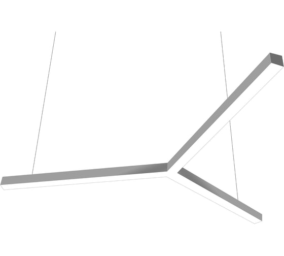 Светильник линейный светодиодный подвесной Uniel ULO-K14А 115W/4000K/L85 IP40 SILVER UL-00011534