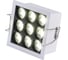 Светильник встраиваемый ST luce белый LED 1х10W 4000K 950Lm Ra95 36 IP20 L71xW71xH36 170-240V ST763.542.10 1