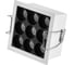 Светильник встраиваемый ST luce белый LED 1х10W 4000K 950Lm Ra95 36 IP20 L71xW71xH36 170-240V ST763.542.10 2