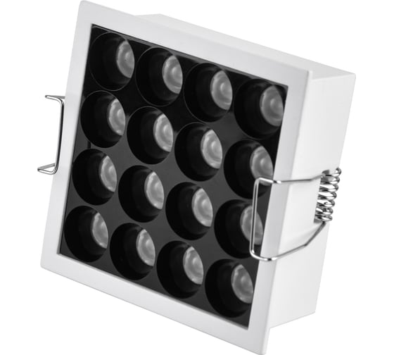 Светильник встраиваемый ST luce белый LED 1х14W 3000K 1 350Lm Ra95 36 IP20 L90xW90xH36 170-240V ST763.532.14