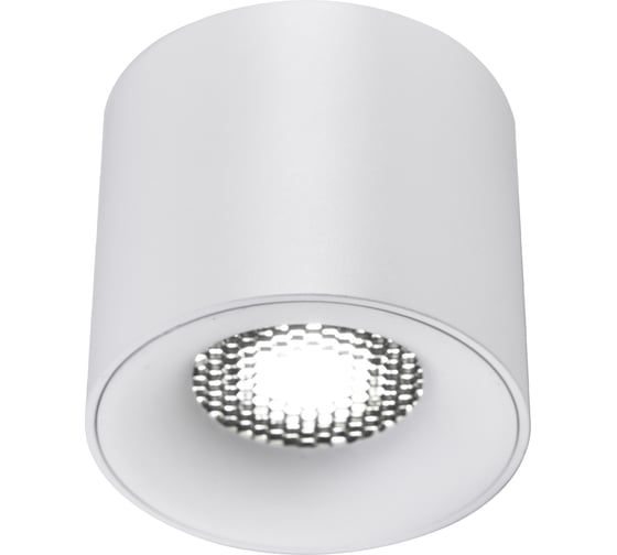 Светильник потолочный ST luce белый LED 1х10W 4000K 530Lm Ra 90 36 IP20 D80xH70 170-240VV ST761.543.10