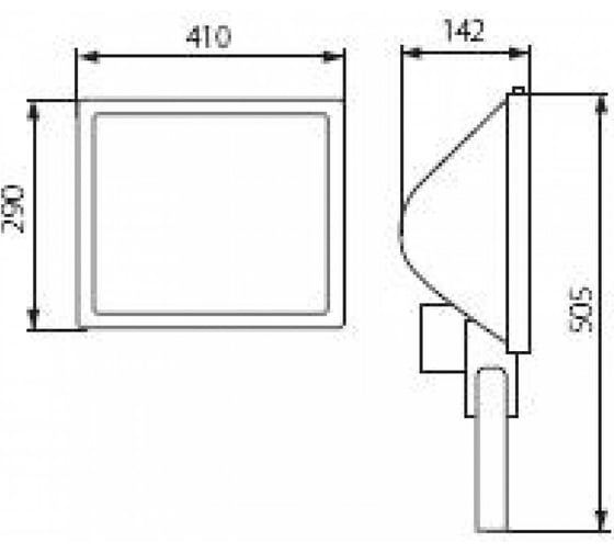 Симметричный прожектор KANLUX AVIA MTH-478 250W B 4013