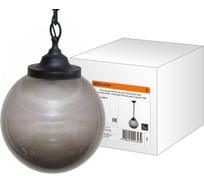 Светильник TDM ELECTRIC НСБ 02-60-255 УХЛ4 60 Вт, IP40, шар дымчатый с огранкой 250 мм, цепь черная SQ0313-0011