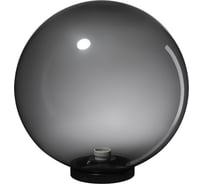 Уличный светильник НТУ 03-100-402 шар d=400 мм IP54 (дымчатый ПММА, основание плоское ПК 145, Е27) TDM ELECTRIC SQ0330-0634