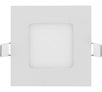 Ультратонкий встраиваемый светодиодный светильник TDM ELECTRIC Даунлайт квадрат СВО белый 3 Вт 4000К SQ0329-0116