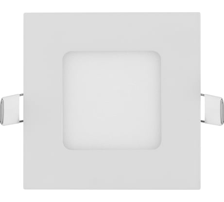 Ультратонкий встраиваемый светодиодный светильник TDM ELECTRIC Даунлайт квадрат СВО белый 3 Вт 4000К SQ0329-0116
