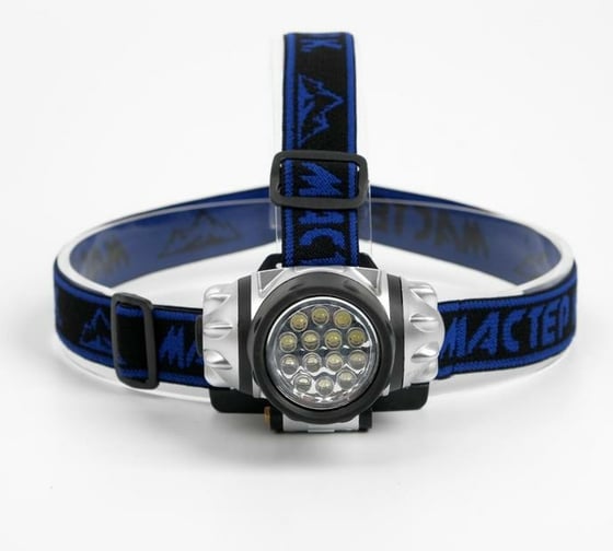 Налобный фонарь Мастер К 14 LED, рассеиватель микс, 3 ААА, 7x4 см 555026