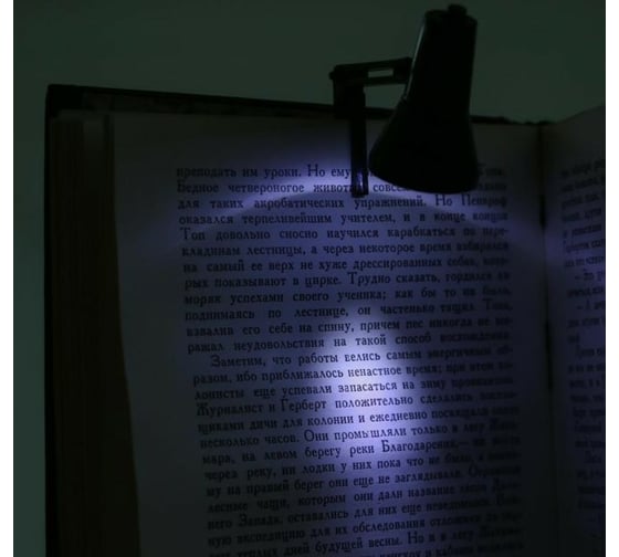 Фонарь-лампа Мастер К с закладкой для чтения книг, LR41 5078187