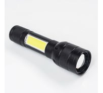 Ручной аккумуляторный фонарь Мастер К 10 Вт, P50, COB, 3 режима, 1200 мАч, 14.5x3.5 см 706950 7069501
