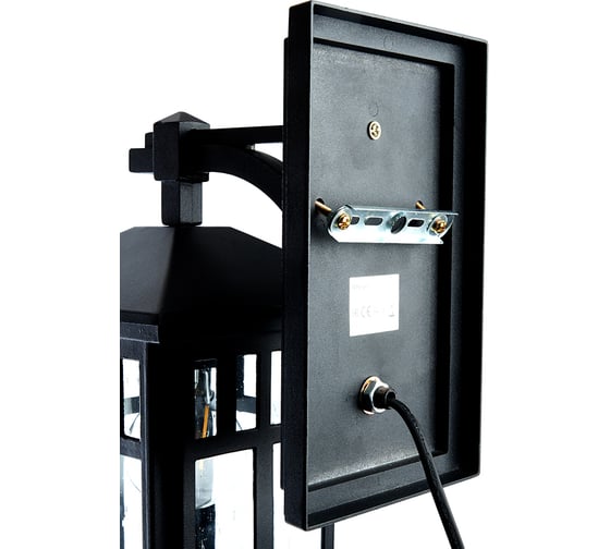 Садово-парковый светильник FERON PL671 на стену вниз 60W 230V E27, черный 11689