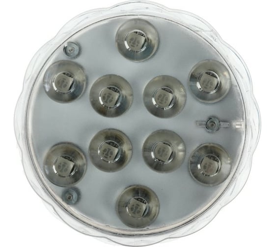 Подводный светильник Сималенд с ПДУ 10 LED 3 Вт IP68 RGB от батареек 3*AAA (не в компл.) 7098095