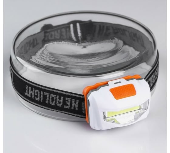 Налобный фонарь СИМАЛЕНД 3 LED, 3 ААА, 4 режима, 6x4.5x3.5 см 1164118 1