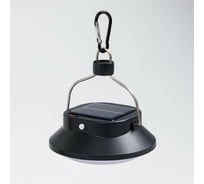 Аккумуляторный фонарь СИМАЛЕНД солнечная батарея, 12x13.5 см, от USB, чёрный 1367637