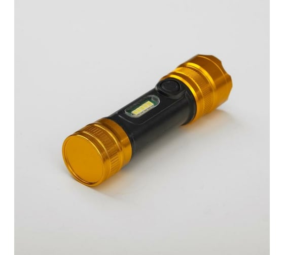 Аккумуляторный ручной фонарь СИМАЛЕНД 3 Вт+5Вт, 800 мАч, USB, 4 режима 10.5x3 см 5403647
