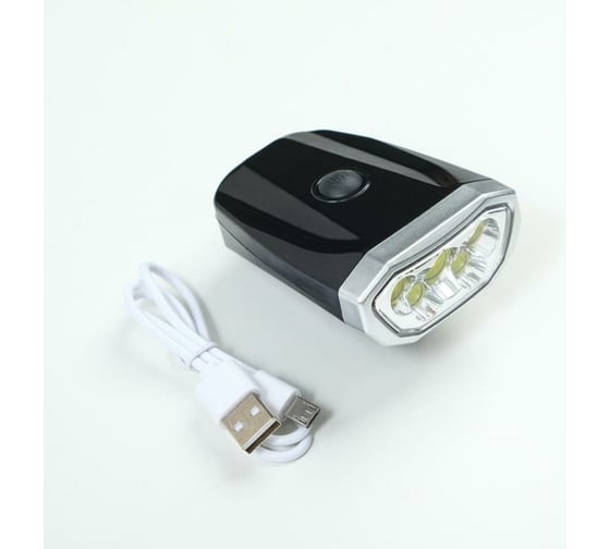 Велосипедный аккумуляторный фонарь СИМАЛЕНД 1 Вт, 600 мАч, 6 led, 4 режима, от USB 5464386