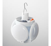 Кемпинговый фонарь СИМАЛЕНД 30 Вт, 2200 mAh, от солнечной батареи, от USB 11x13.5 см 5926373