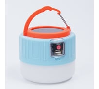 Кемпинговый фонарь СИМАЛЕНД 30 Вт, 2200 mAh, от сети, от солн. бат, индикатор заряда 10.6x10 см 5926368