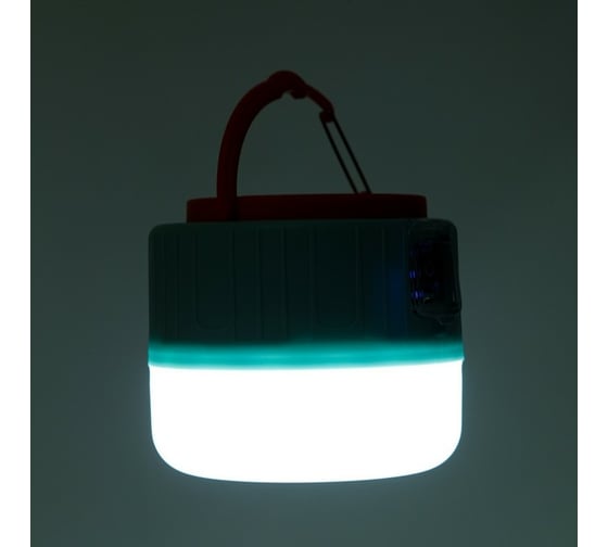 Кемпинговый фонарь СИМАЛЕНД 30 Вт, 2200 mAh, от сети, от солн. бат, индикатор заряда 10.6x10 см 5926368