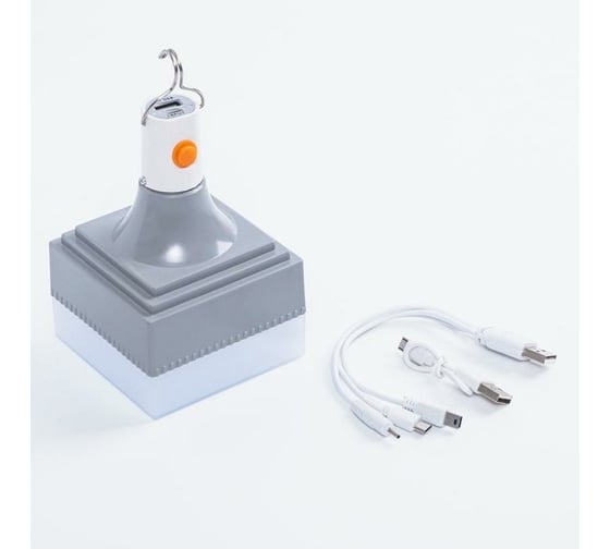 Кемпинговый аккумуляторный фонарь СИМАЛЕНД 10 Вт, 2*1200 мАч, USB 5 В, 4 режима 6030135