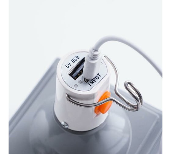 Кемпинговый аккумуляторный фонарь СИМАЛЕНД 10 Вт, 2*1200 мАч, USB 5 В, 4 режима 6030135