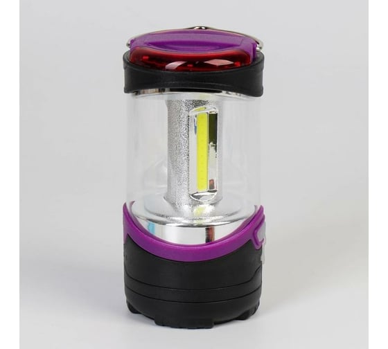 Кемпинговый аккумуляторный фонарь СИМАЛЕНД 5 Вт, 1200 мАч, USB, фиолетовый 7310643