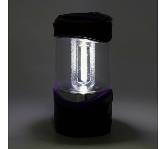 Кемпинговый аккумуляторный фонарь СИМАЛЕНД 5 Вт, 1200 мАч, USB, фиолетовый 7310643