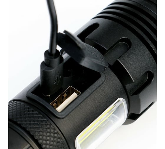 Аккумуляторный ручной фонарь СИМАЛЕНД Р70, 20 Вт, 2000 мАч, USB для телефона, zoom, индикатор заряда 7109227