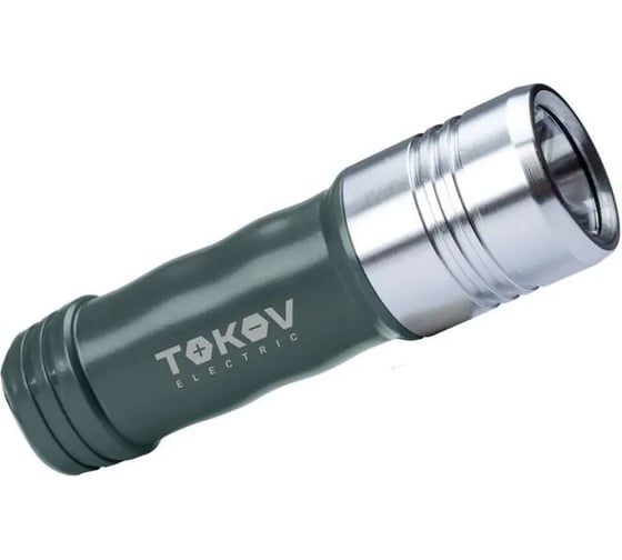 Фонарь ручной на батарейках TOKOV ELECTRIC PC/ABS TKE-RF-B-03