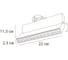 Трековый светильник ARTE LAMP A4572PL-1BK 5