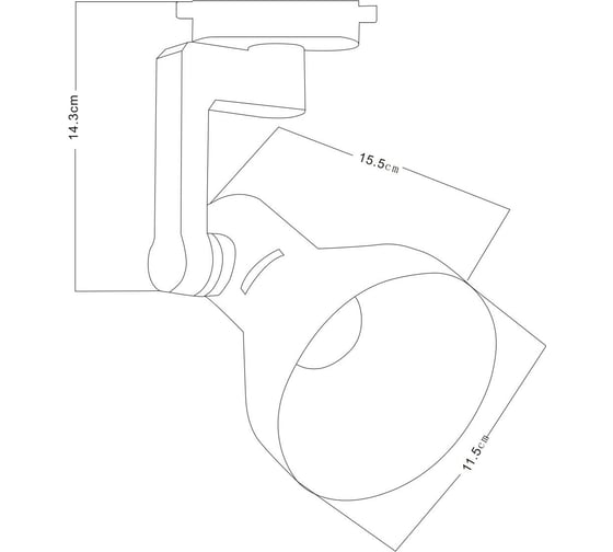 Трековый светильник ARTE LAMP A5106PL-1WH