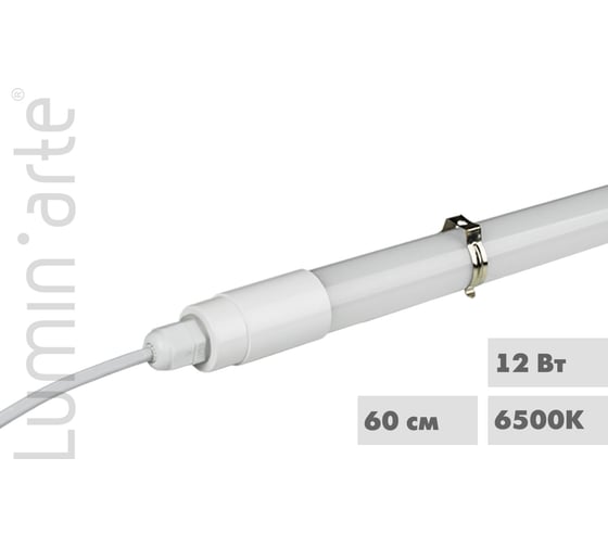 Светодиодный светильник Lumin'arte 12Вт 6500К IP65 Матовый LWT8D-12W/03