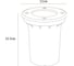Уличный встраиваемый светильник ARTE LAMP A6017IN-1SS 2