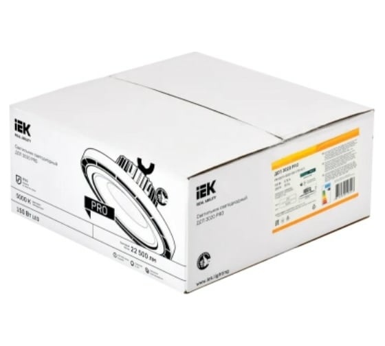 Светильник ДСП IEK PRO 3020 150Вт 90гр 5000К IP65 PR-DSP0-3020-150-090-K23