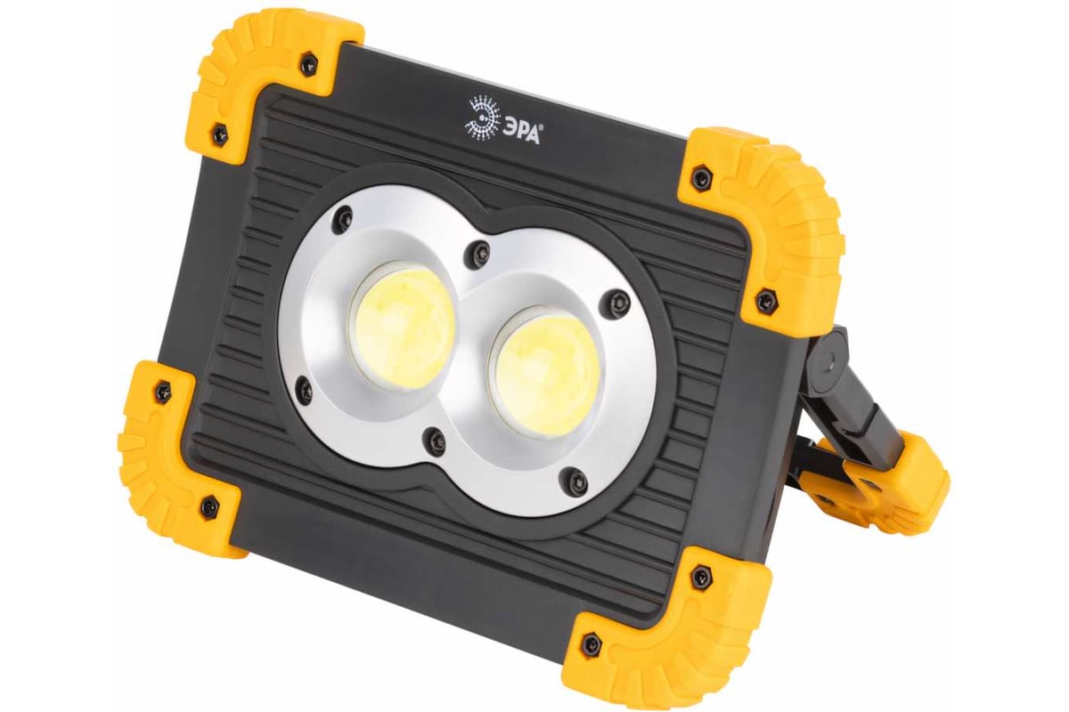 Фонарь-прожектор Era РА-704 LED 10Вт, 6.0А*ч Li-Ion, USB, индик.заряда