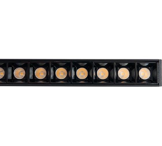 Светодиодный магнитный светильник FERON MGN300 трековый низковольтный, 24W, 2160 Lm, 4000К, 30 градусов, черный 41933
